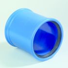 DykaSono PVC Overschuifmof 50mm 2x mof blauw