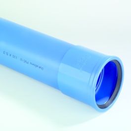 DykaSono PVC Buis 110x5,3mm mof/ spie blauw L=3m