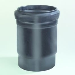 PE Snap-expansiemof met speciedeksel 40mm zwart