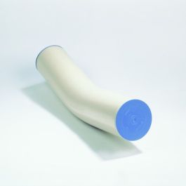 PVC Getrokken bocht 63mm KIWA PN10 22,5° crème
